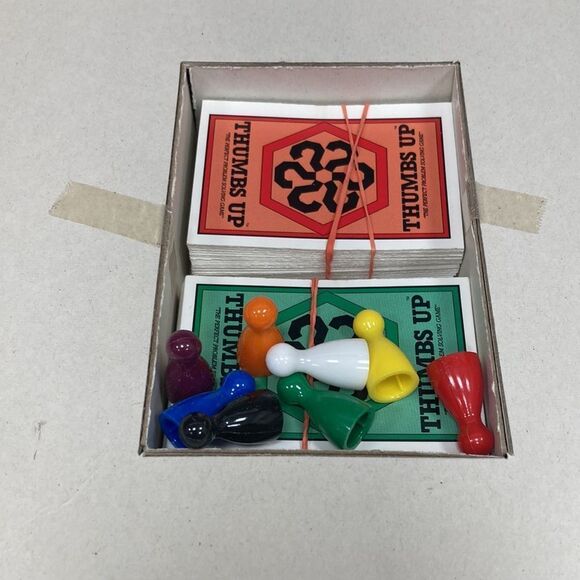 Vintage Thumbs Up The Perfect Problem Solving Board Game Rare - Picture 7 of 13